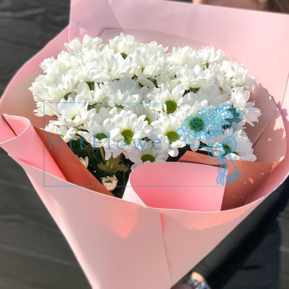 Букет цветов из: Хризантемы